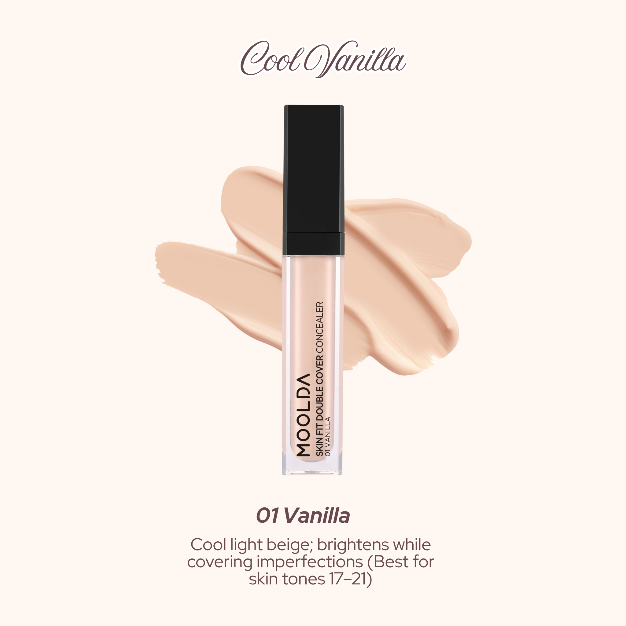 MOOLDA Skin Fit Double Cover Concealer 