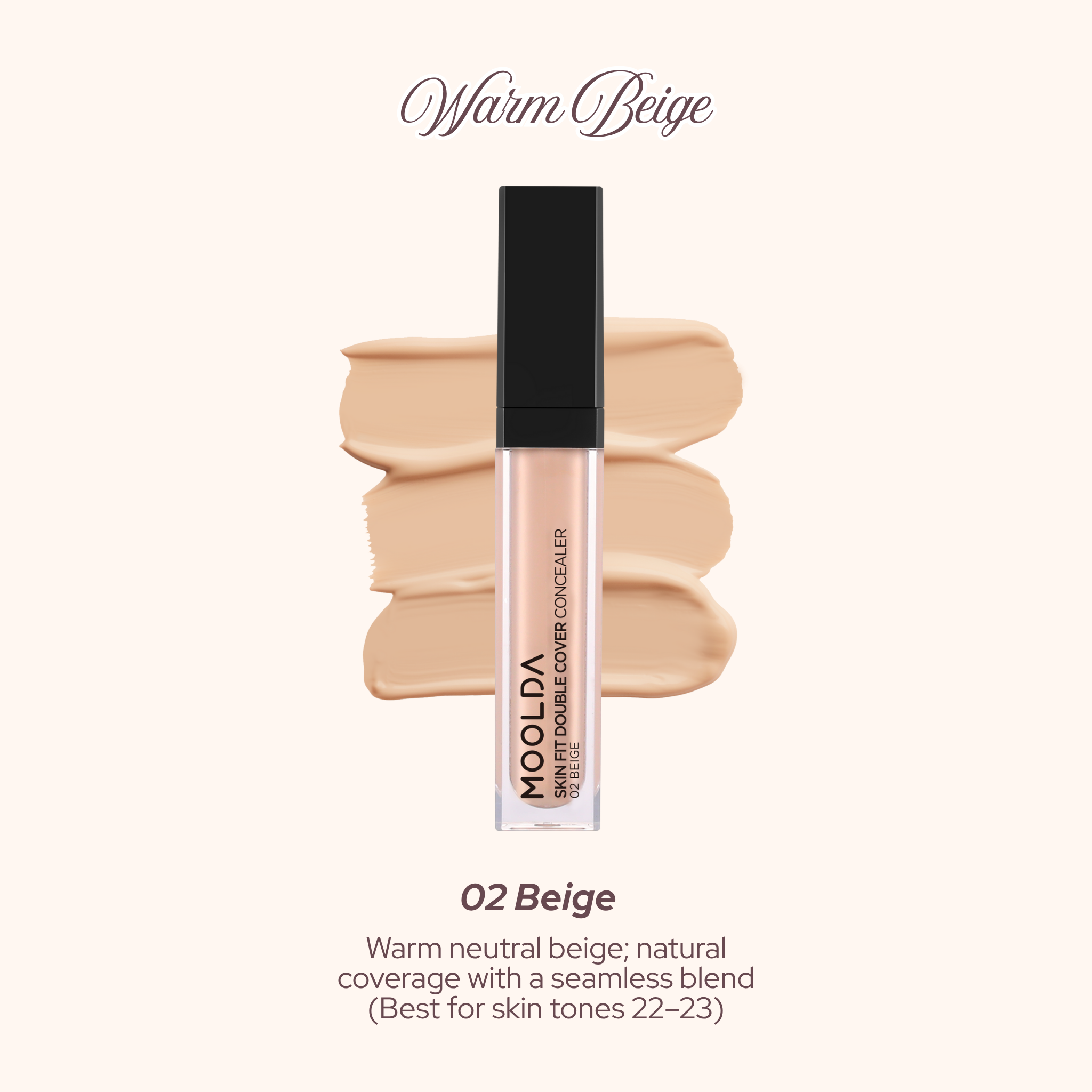 MOOLDA Skin Fit Double Cover Concealer 